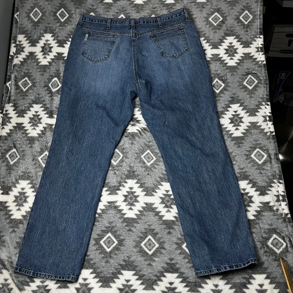 Cinch White Label Mens Blue Jeans Medium Wash Straight Leg Denim 42x32